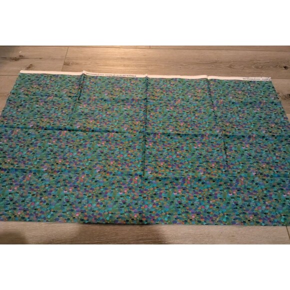 1 yard Marjorie Sarnat QT Fabrics Abstract Brushstroke Opulent Owls Quilting - Picture 2 of 3